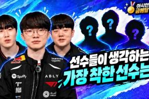 韓媒：關于最善良的選手提問Zeka選Pyosik，Bdd選deokdam