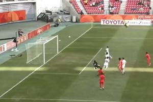 半場-U23國足1-1烏茲別克斯坦 胡荷韜奔襲半場破門巴赫羅莫夫扳平
