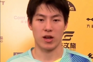 溫瑞博：剛哦采購亞運回來所以狀態不是很好，希望維護國乒榮譽