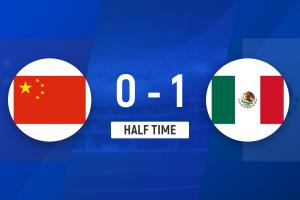 半場-U17國足0-1墨西哥U17 鄺兆鐳屢造險萬項失良機