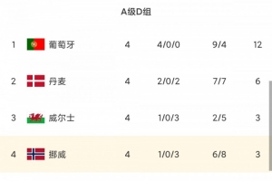 遭葡萄牙雙殺！挪威吞三連敗+哈蘭德傷退，世界杯8強(qiáng)→暫小組墊底