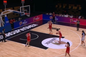 半場戰報-中國U18女籃領先中國臺北U18女籃11分 孫晗昀12+8